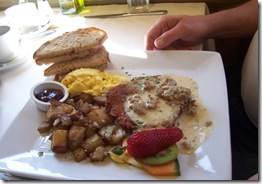 Dave's Chicken Fried Steak and Eggs